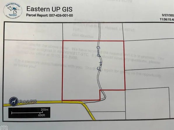 Vacant Fish Rd, Hessel, MI 49745