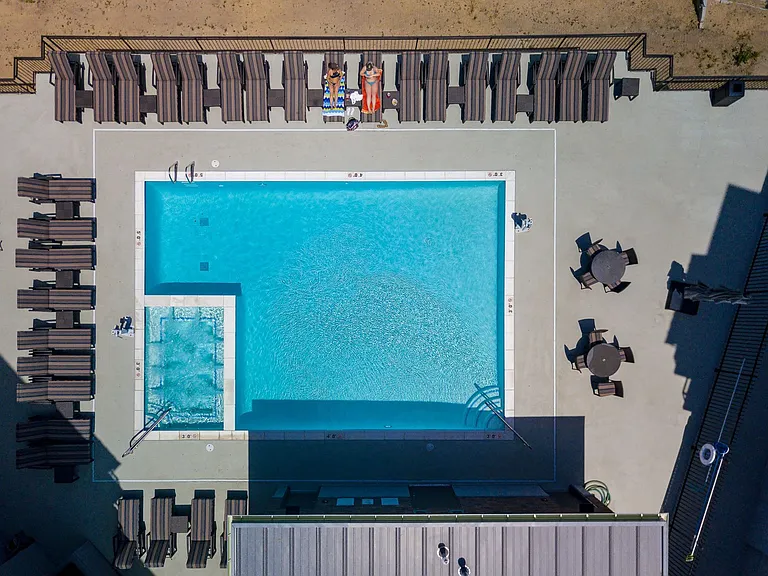 Enjoy cooling down in the pool