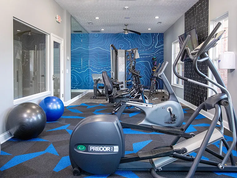 Revel in a full-body workout in your conveniently resident gym just outside your doorstep.