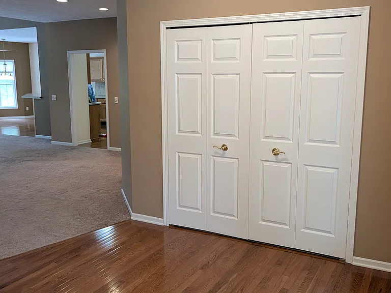 Large foyer closet