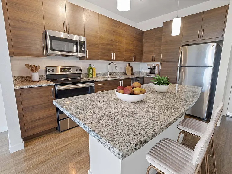 Spread out in a kitchen that gives you room to create