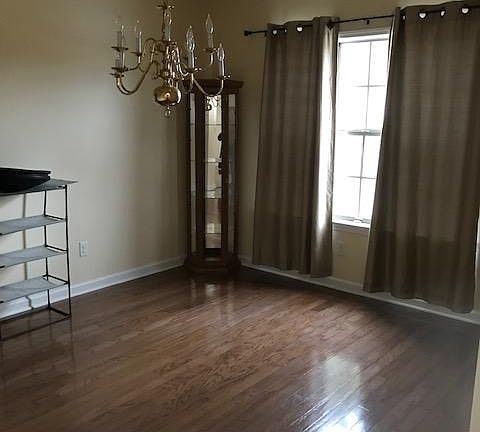 Formal dining room with tray ceiling