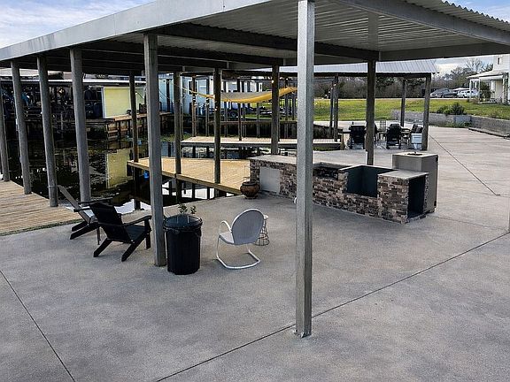 Cover boat slip and deck