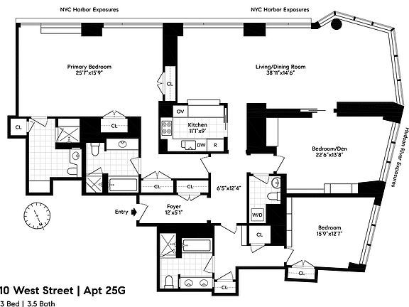 2nd image of 10 West St APT 25G