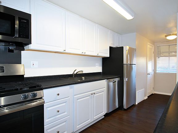 Renovated kitchens with stainless steel appliances