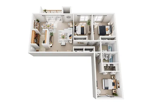 Floor plan 3 Bedroom