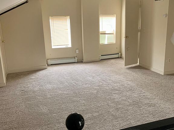 Bedroom, half bath on right