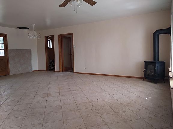 Living room and dining room.