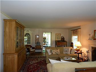 Living Room Opens To Sun Room