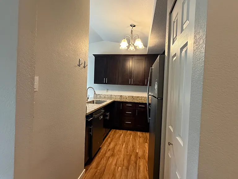 kitchen from hall