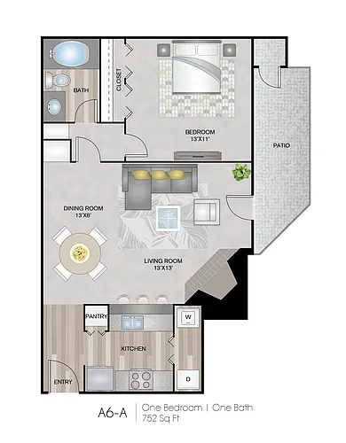 Floor plan A6-A