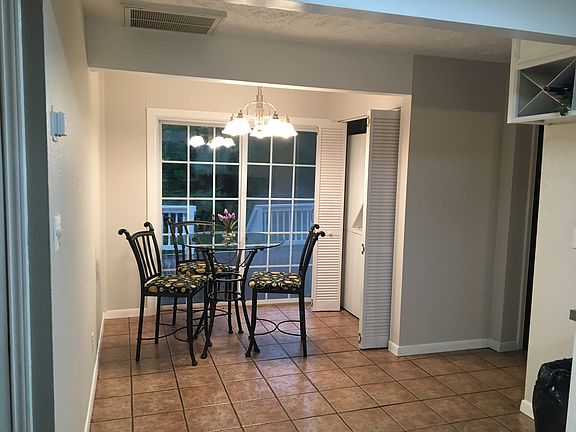 Dining with laundry closet