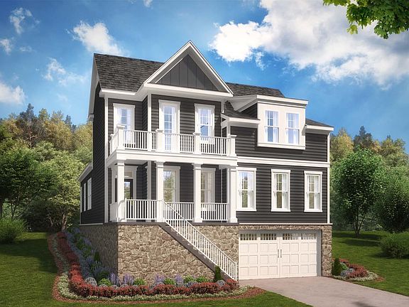 Elevation 3 of the Townsend a home design by Brookfield Residential at Ridgeview