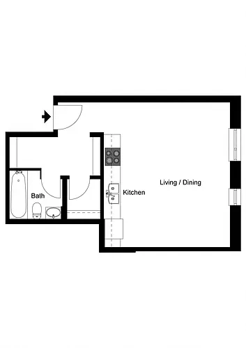 Floor plan Studio