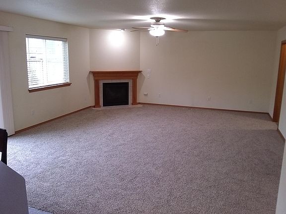Family room with fireplace