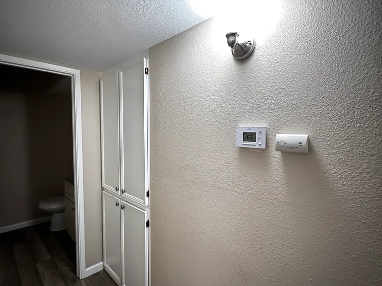Hallway to Half Bath
Linen cabinet