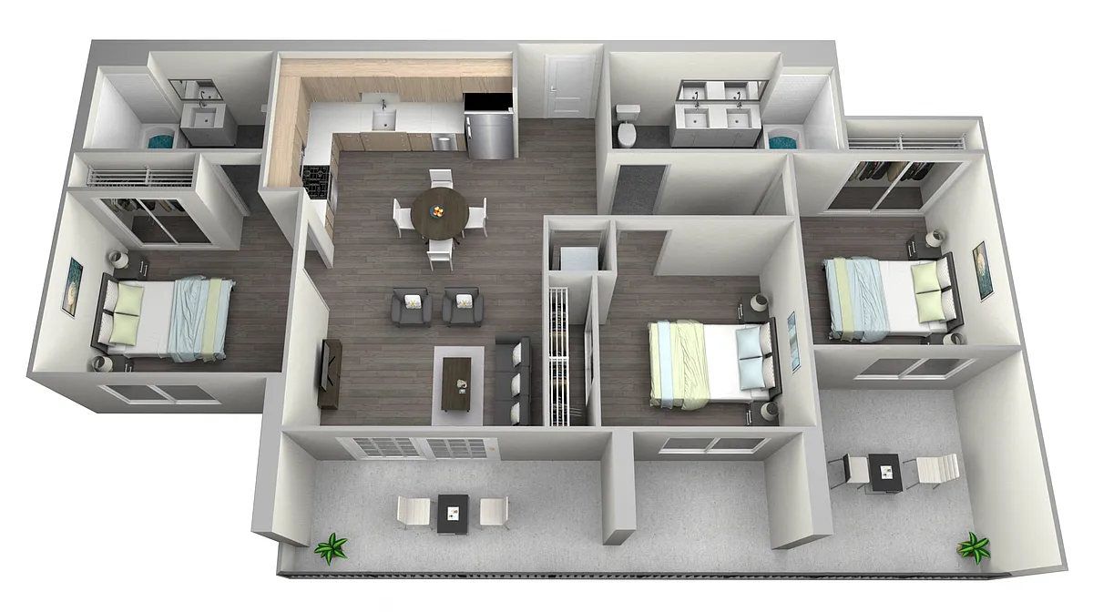 Floor plan Plan 3A