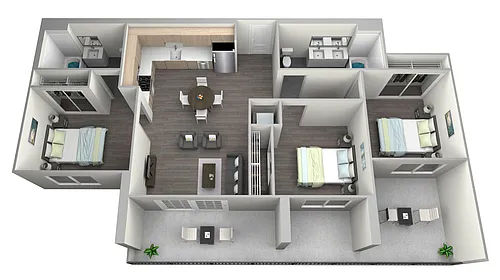 Floor plan Plan 3A