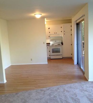 Living, dining, kitchen