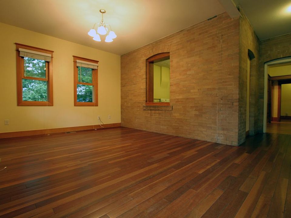 Living room from back entry