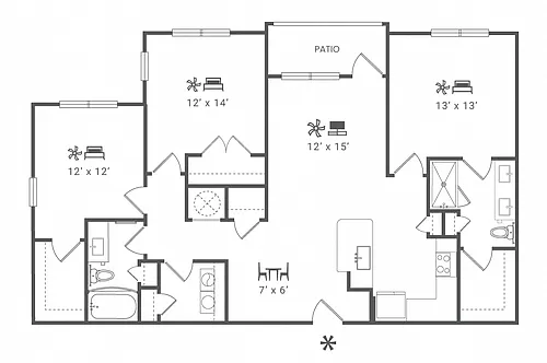 Floor plan C3