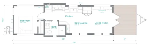 Floor plan Wedge