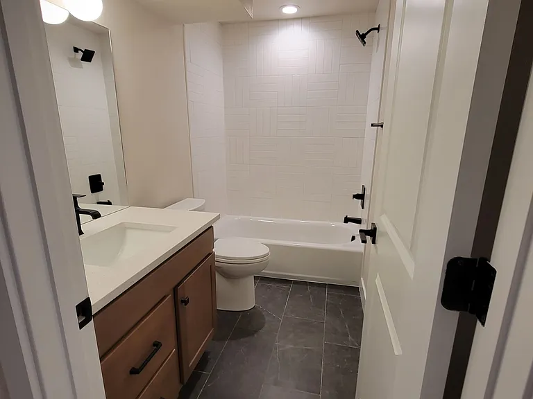 Basement bathroom