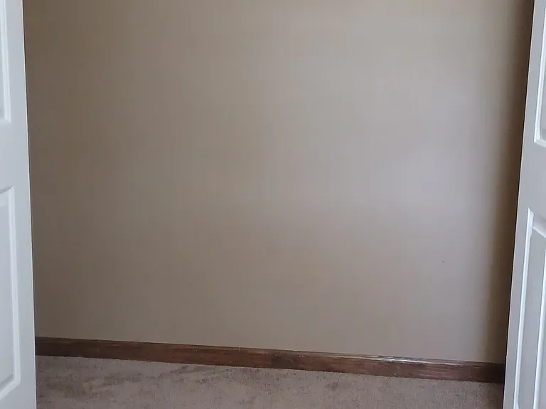 Interior of Double Closet in 3 bedrooms