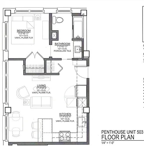 Floor plan 503
