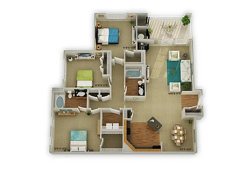 Floor plan The Legend