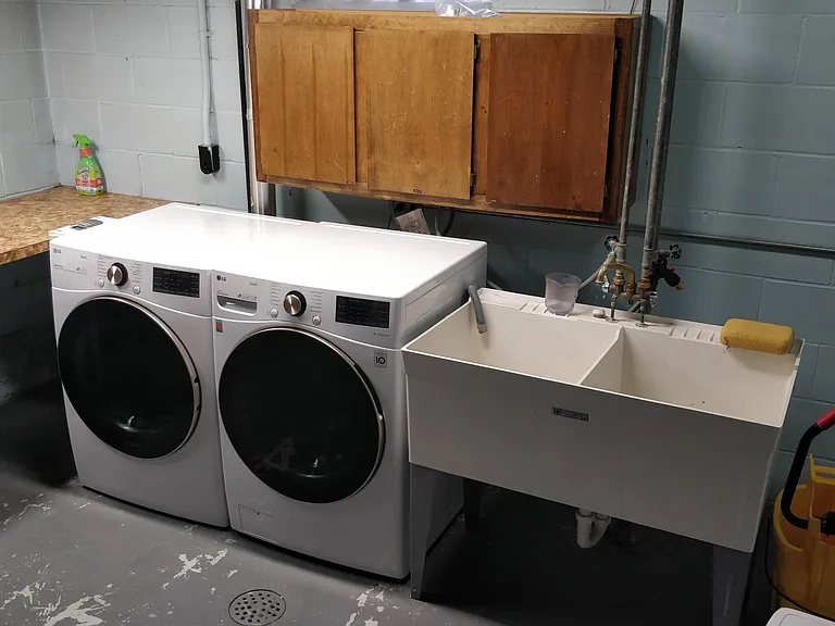 Laundry in Basement