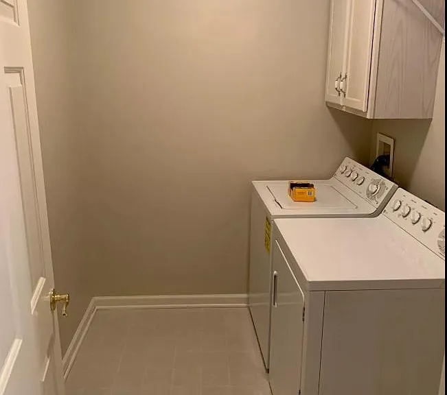 Upstairs laundry room