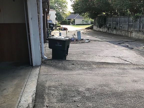 ally entrance to garage