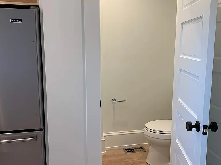 First floor powder room