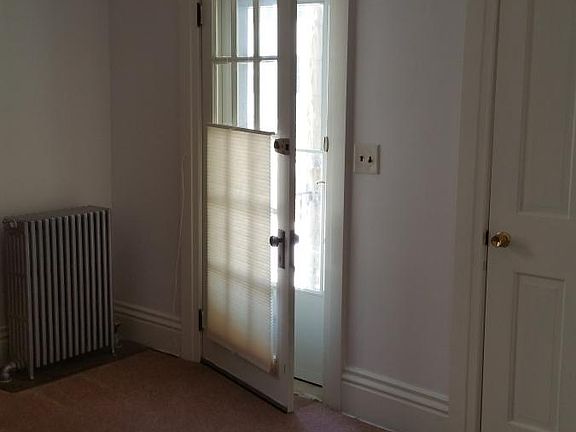 Living room, front door