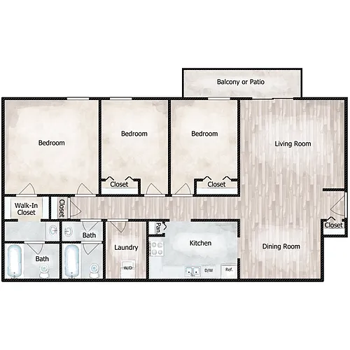 Floor plan The Montane