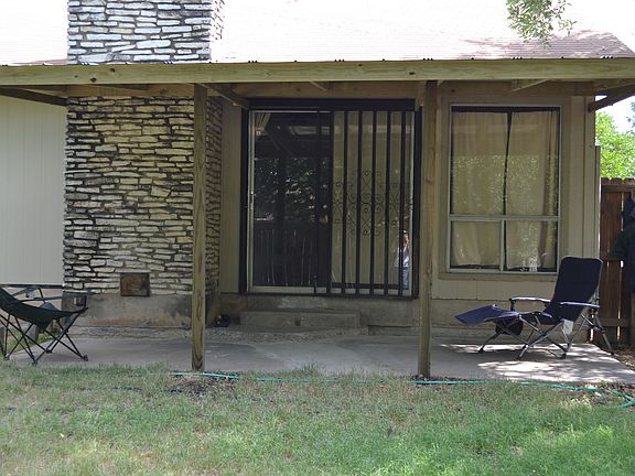 Covered back patio