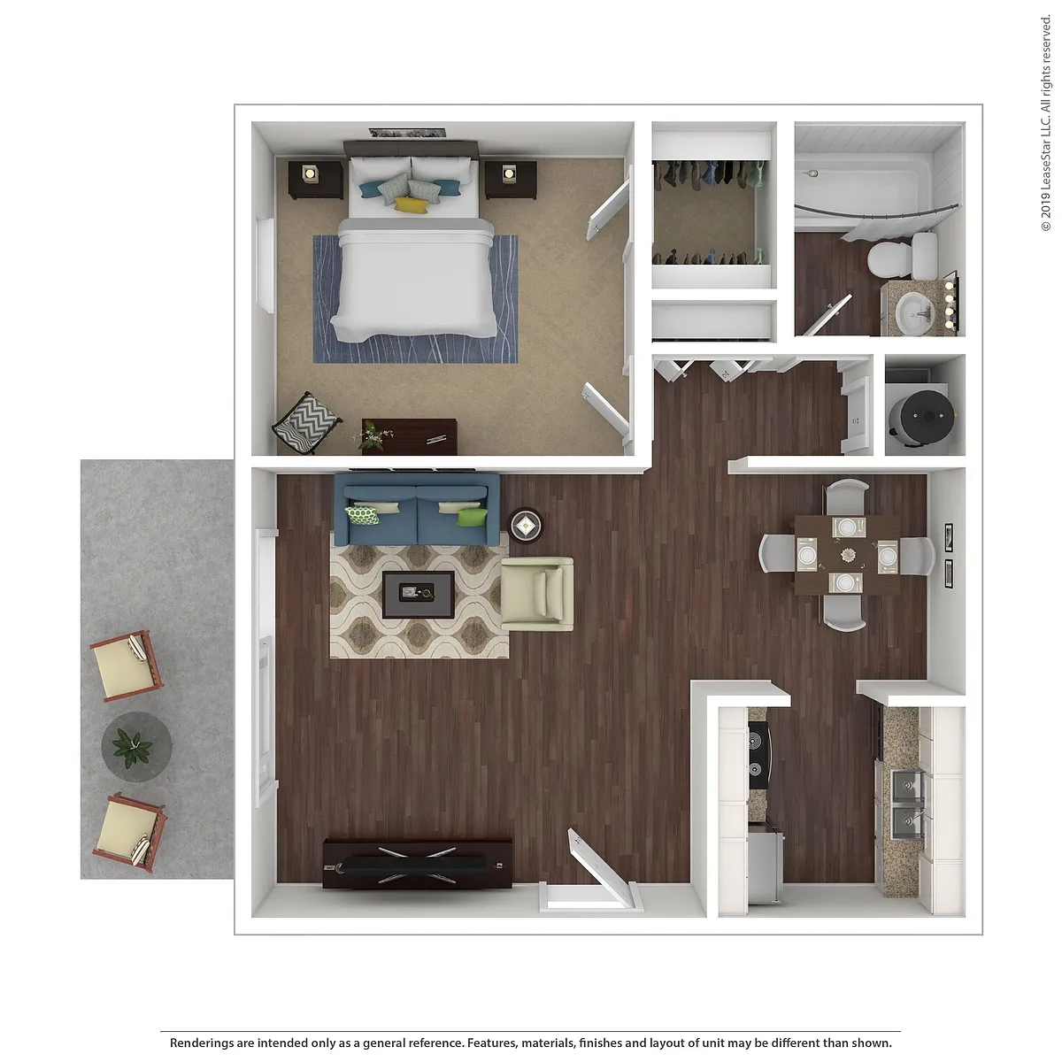 Floor plan 1X1