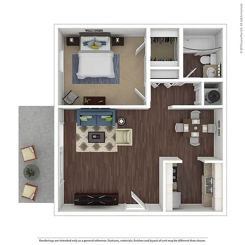 Floor plan 1X1