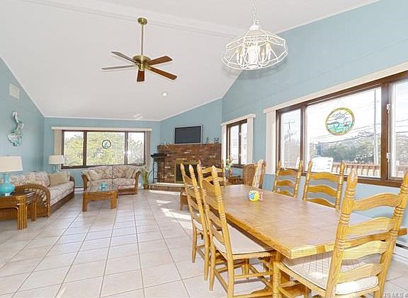 tiled floors