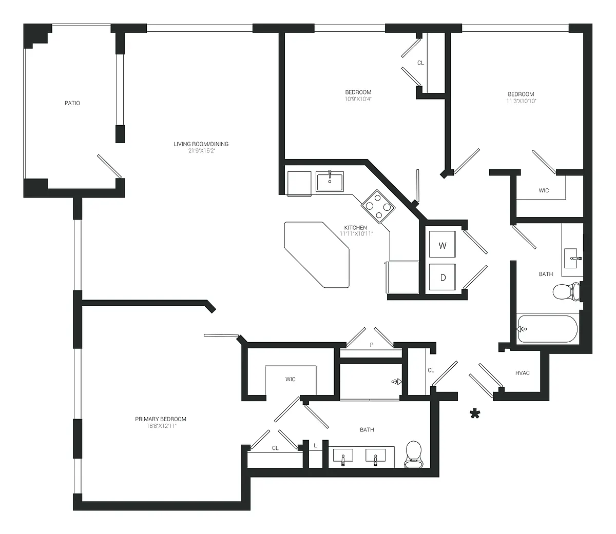 Floor plan Emery