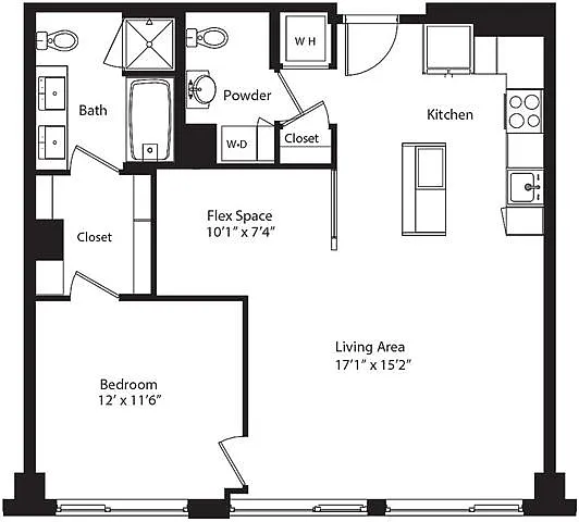 Floor plan 1Y Den