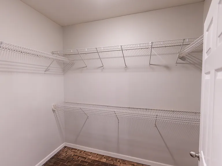 walk-in closet for master bedroom