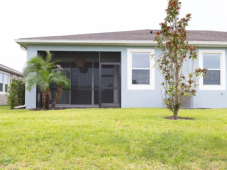 View from rear of home.
Includes Screened Lanai.