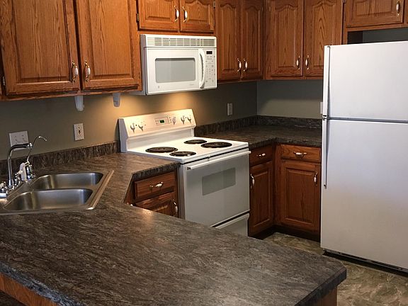 new granite-look countertops, all appliances.