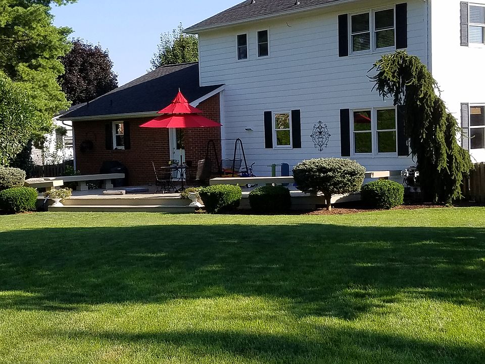 Morning view of back yard