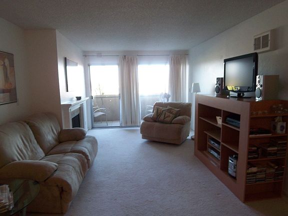 Living room opens to deck