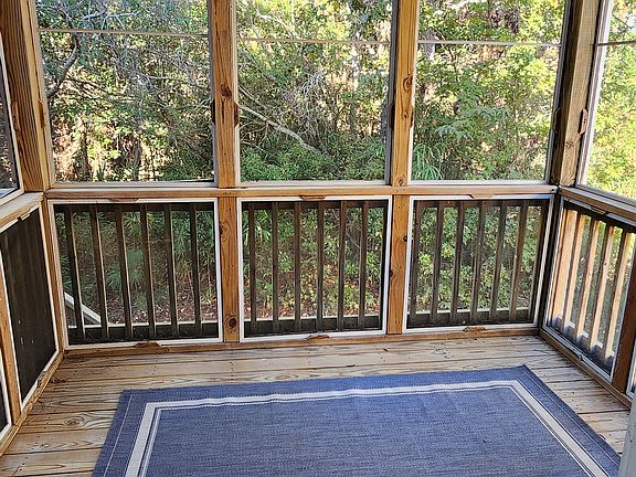 Screened in back porch