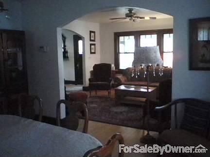 View from Dining to Living Room