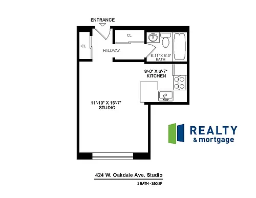 Floor plan Studio - 06, 07, 08, 09 Tiers